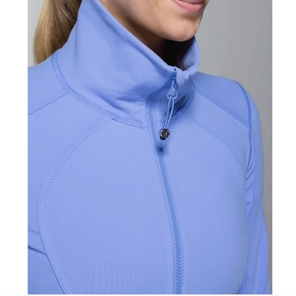 Lululemon Nice Asana Lullaby luon periwinkle running jacket 10